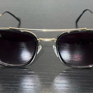 Stylish Black and Gold Sunglasses